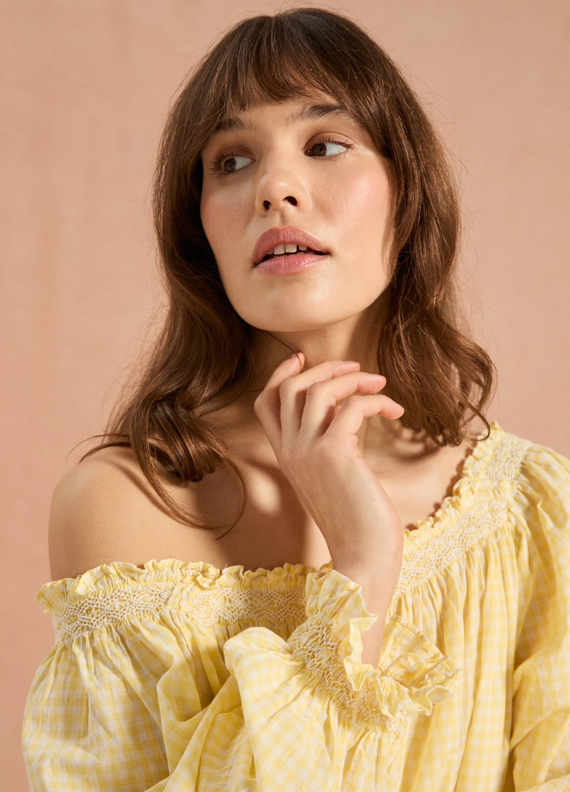 Clara - Buttercup Yellow Gingham - Image 5