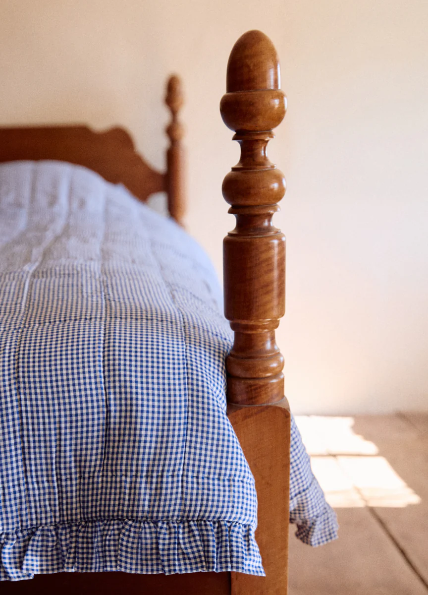 Quilt - Navy Gingham